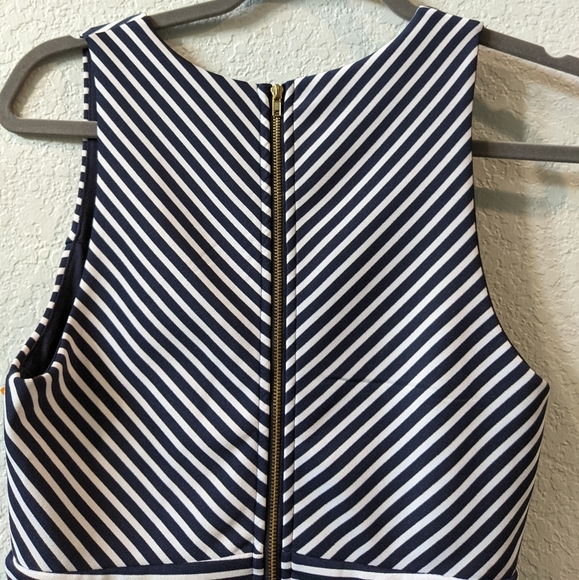 Navy & White Striped Altar'd State Dress Size S - Picture 9 of 10